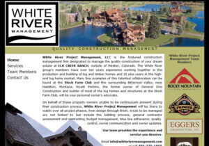 Read more about the article White River Project Management