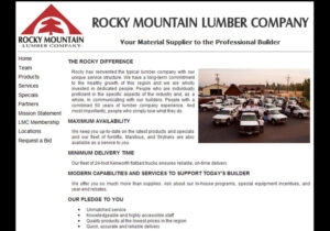 Read more about the article Rocky Mountain Lumber Company